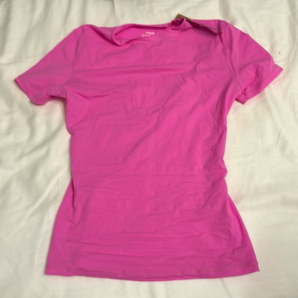 Skims fits everybody neon orchid tee